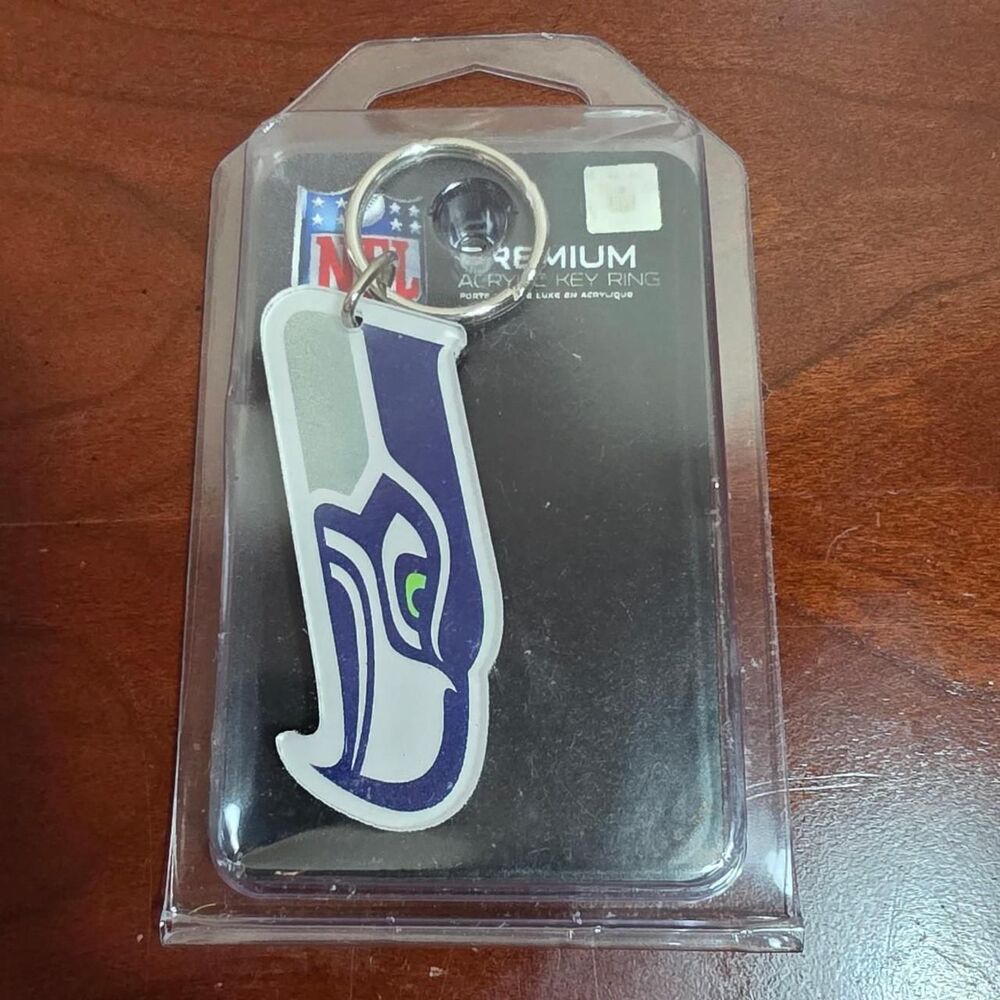 NFL Seattle Seahawks acrylic keychain
